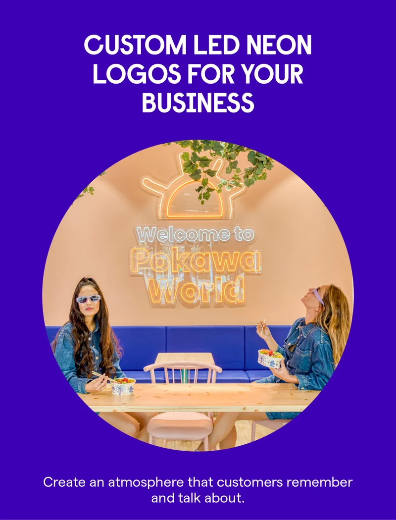 Custom LED Neon Logos for Your Business