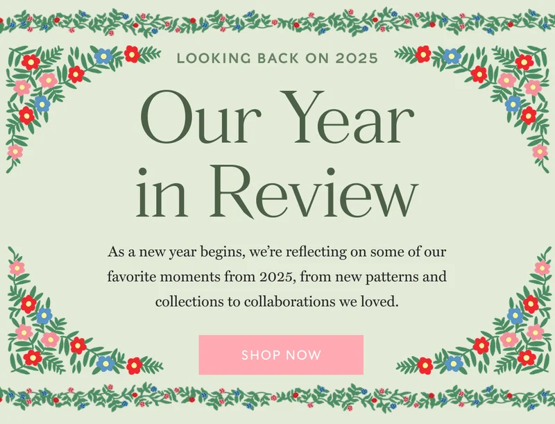 LOOKING BACK ON 2025 - Our Year in Review | SHOP NOW