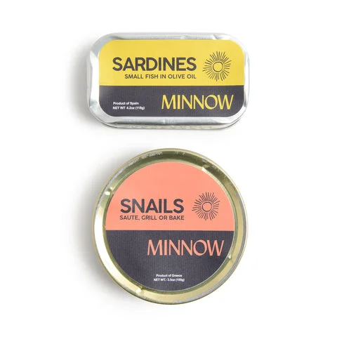 Minnow Sardines & Snails