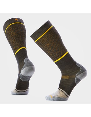 Snowboard Retro Line Over The Calf Socks