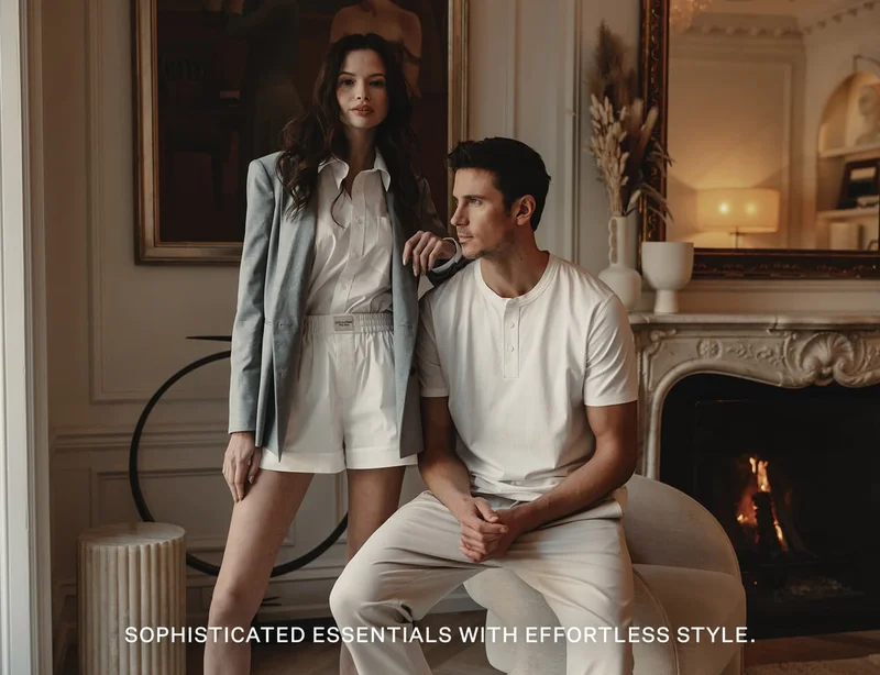 Sophisticated essentials with effortless style.