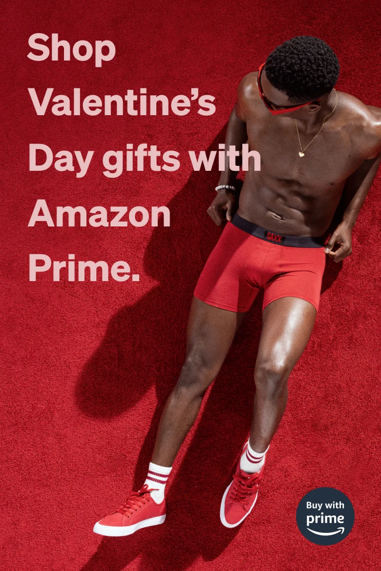 Shop Valentine’s Day gifts with Amazon Prime.