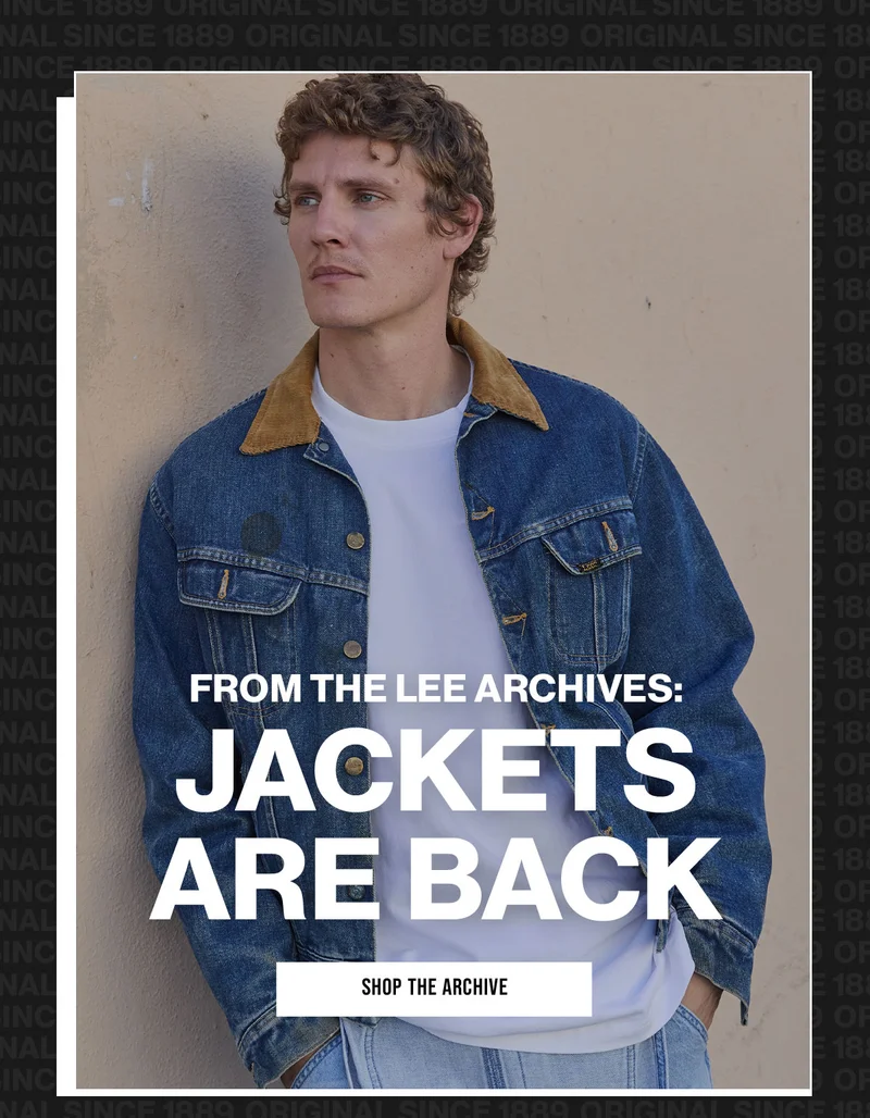 From The Lee Archives: Jackets Are Back. Shop The Archive