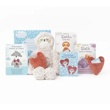 Slumberkins Plush Kin, 2 Books & Connected Heart Set