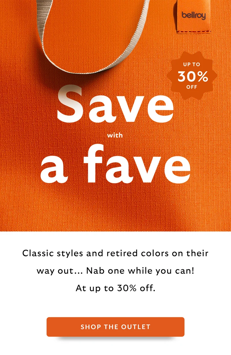 Outlet Up to 30% off