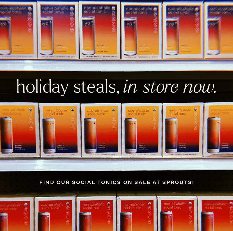 HOLIDAY STEALS, IN STORE NOW. find our social tonics on sale at sprouts!