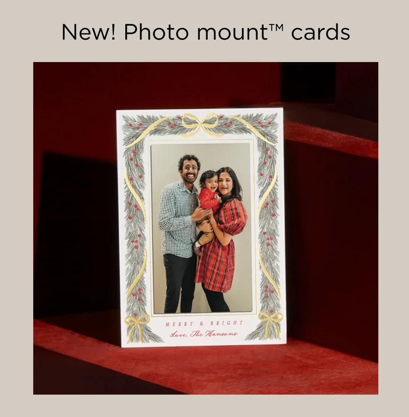 New! Photo Mount™ Cards