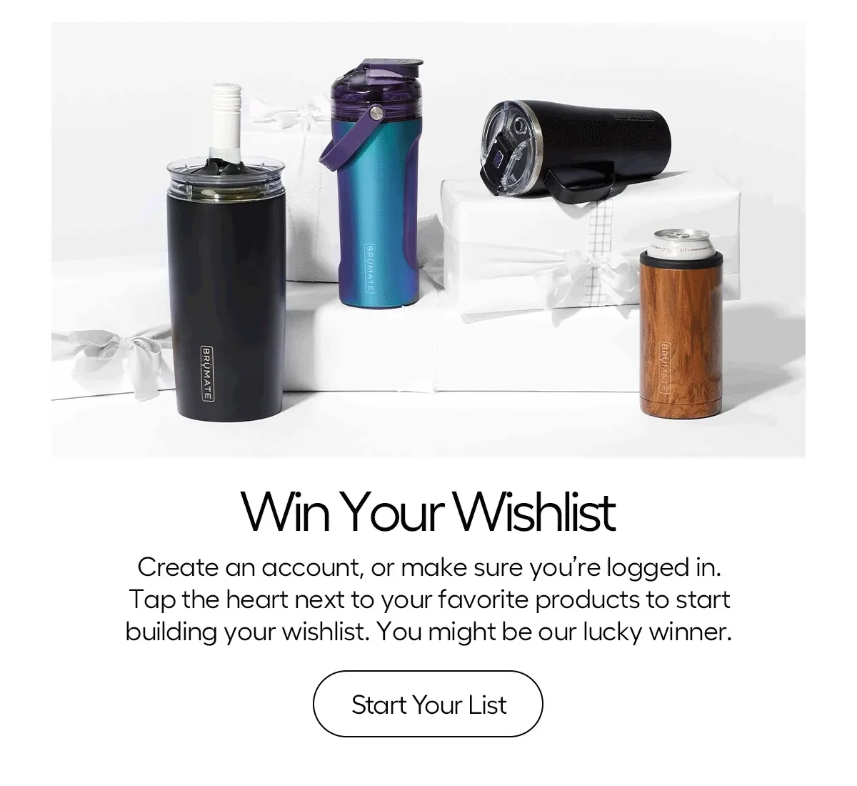 Win Your Wishlist - Start Your List