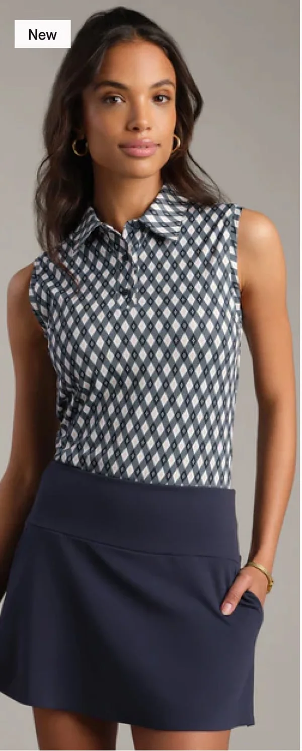 Course to Court Sleeveless Polo