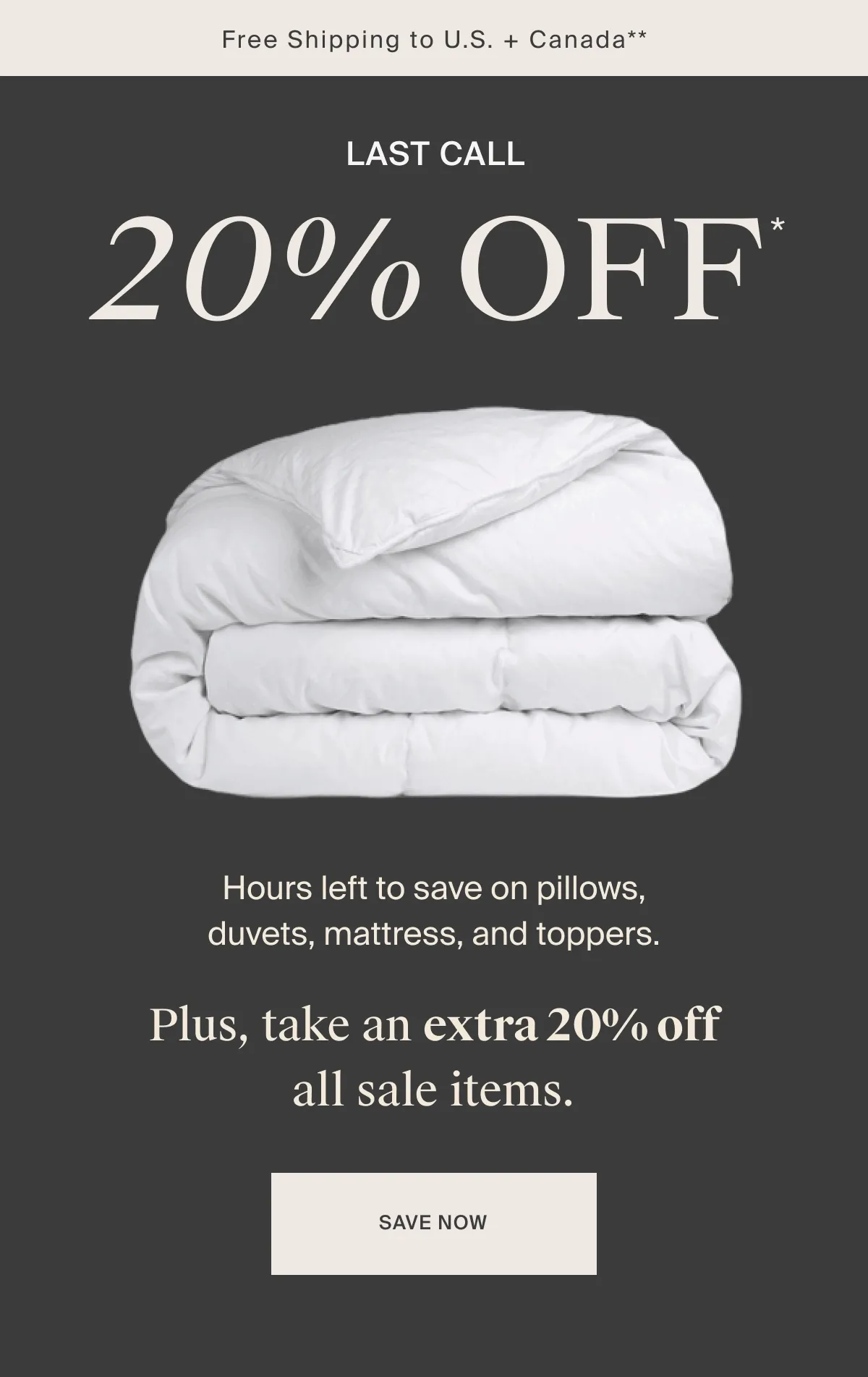 Save Now before it ends