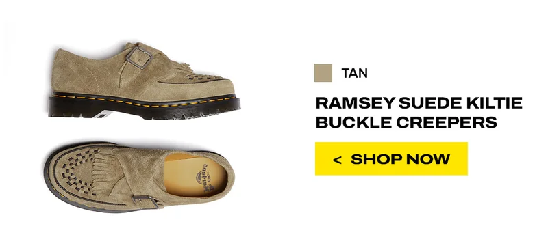 Ramsey Suede Kiltie Buckle Creepers