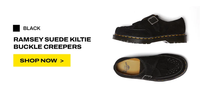 Ramsey Suede Kiltie Buckle Creepers