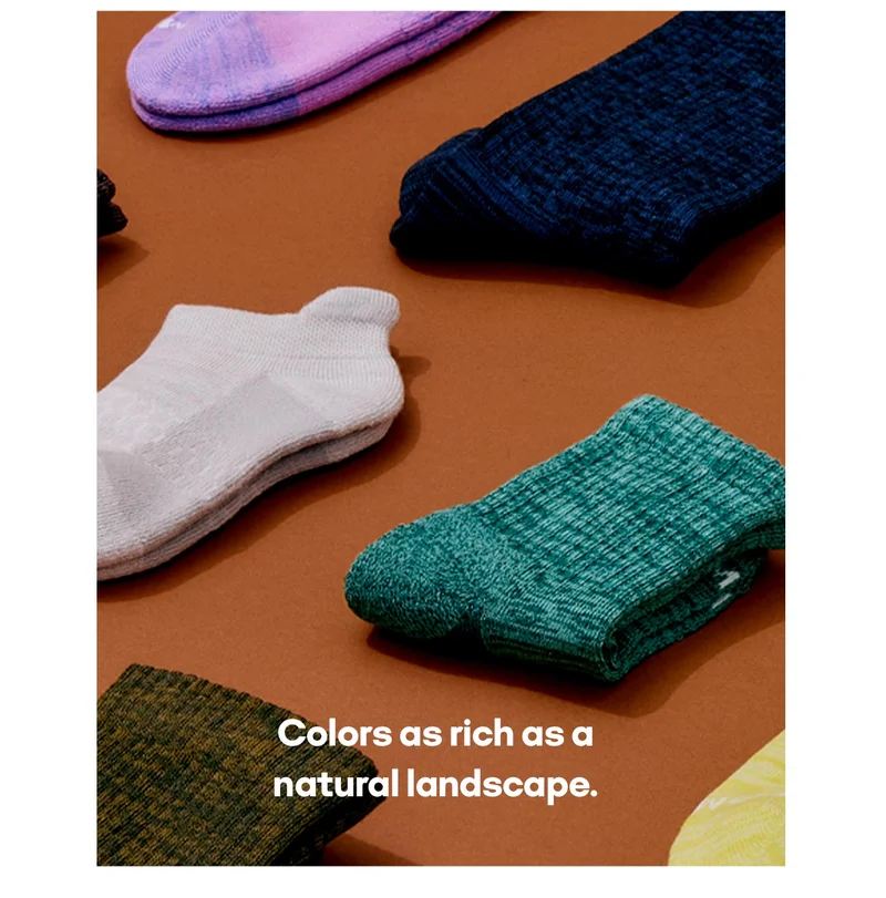Colors as rich as a natural landscape.