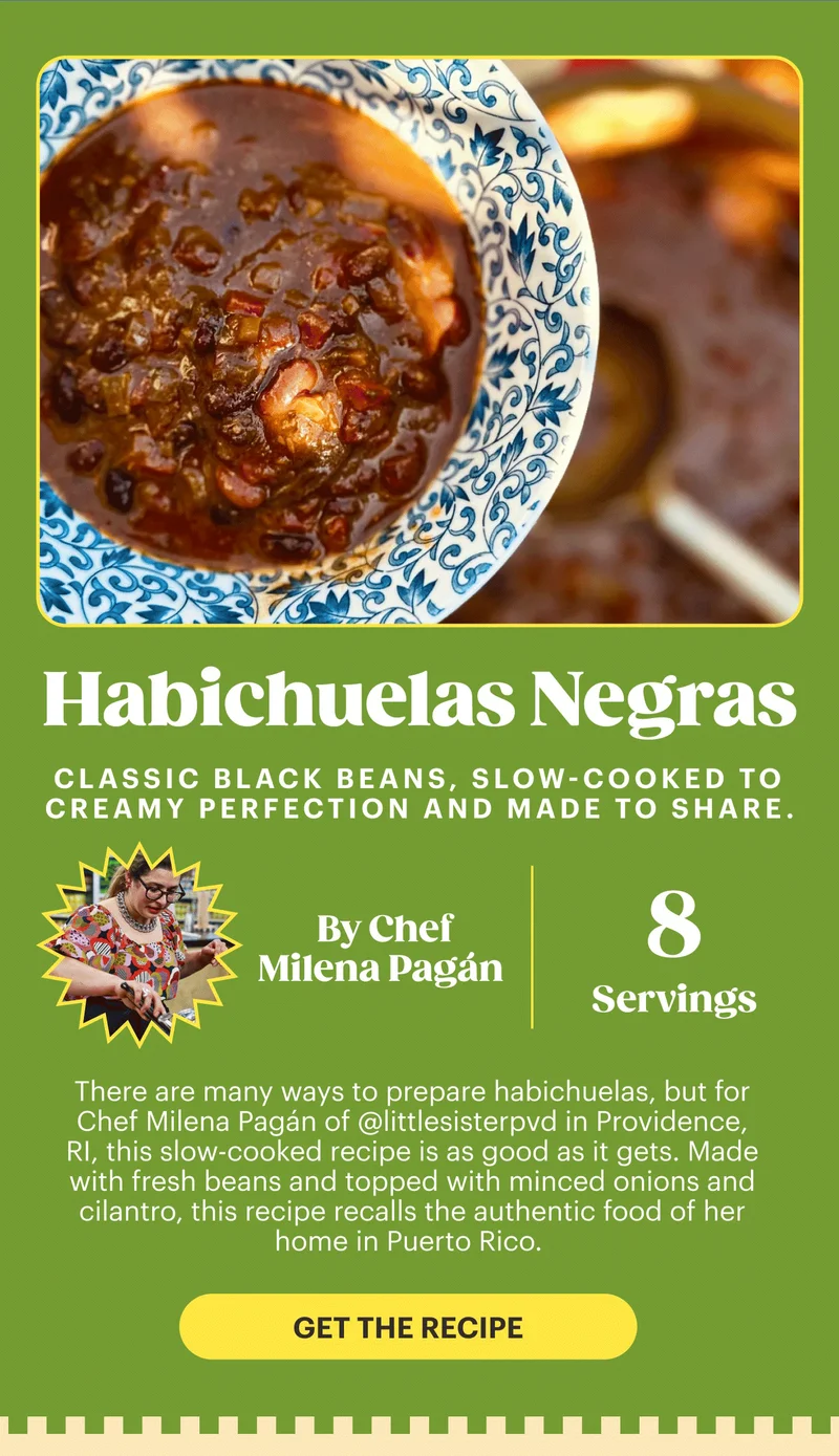 Habichuelas Negras GET THE RECIPE