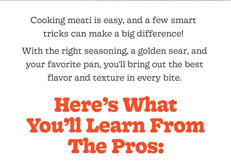 With the Right Seasoning, a Golden Sear, and Your Favorite Pan, You'll Bring Out the Best Flavor and Texture in Every Bite.
