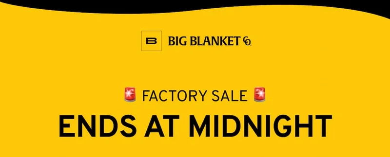 Factory Sale: Ends At Midnight!