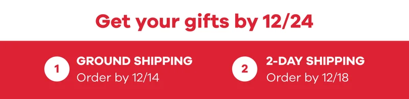 Get your gifts by 12/24