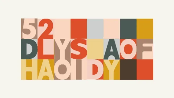 52 DAYS OF HOLIDAY