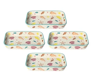 Temp-tations Set of (4) Stoneware Micro Bakers