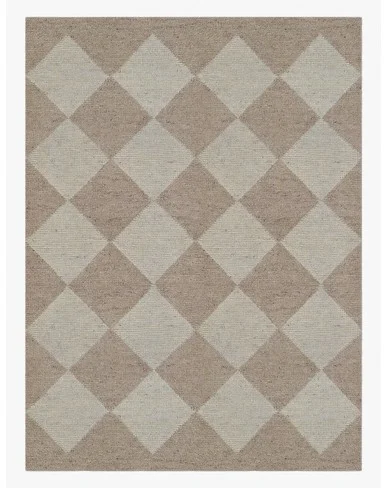 Palau Hand-Knotted Wool Rug-Beige / 9' x 12'