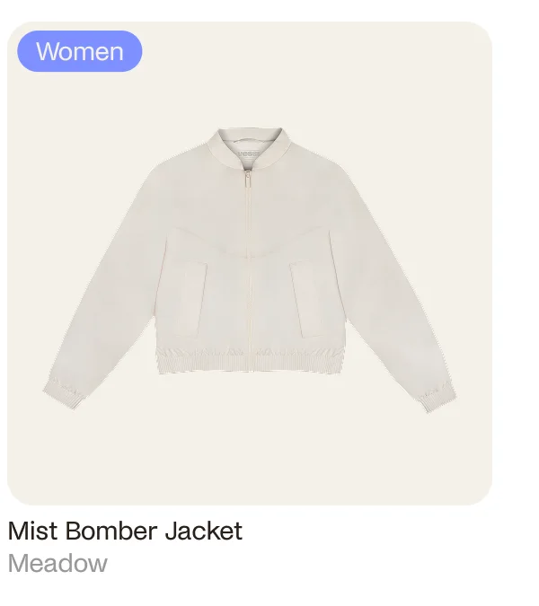 Mist Bomber Jacket Meadow