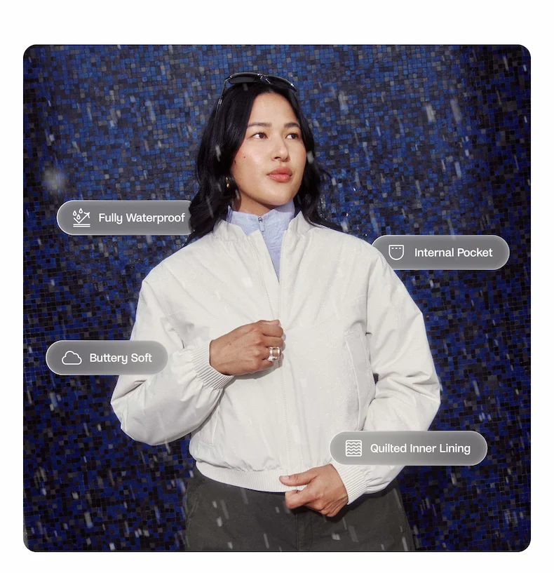 Fully Waterproof, Internal Pocket, Buttery Soft, Quilted Inner Lining