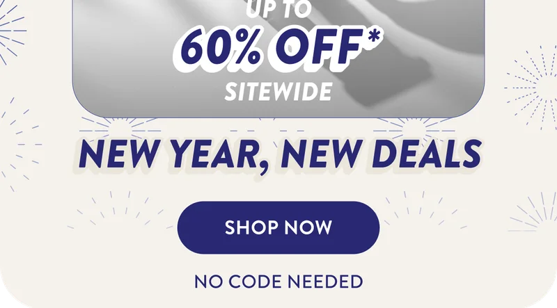 Up to 60% off Sitewide | No code required