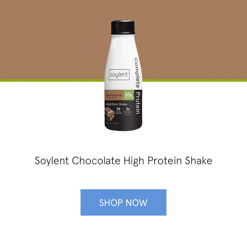 soylent chocolate high protein shake