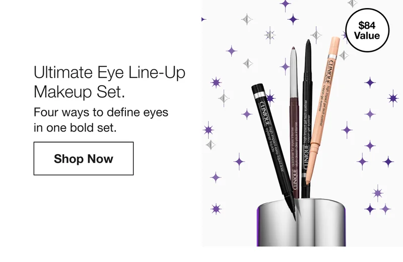 $84 Value | Ultimate Eye Line-Up Makeup Set. Four ways to define eyes in one bold set. | Shop Now