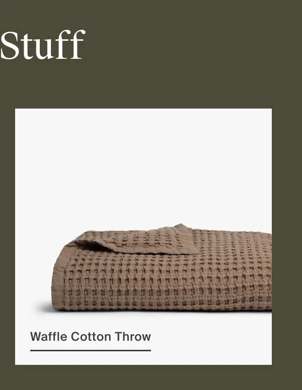 Waffle Cotton Throw
