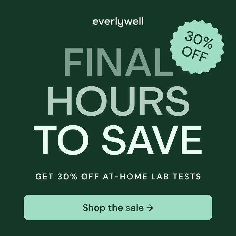 Final hours to save 30% on at-home lab tests