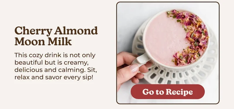Cherry Almond Moon Milk Recipe