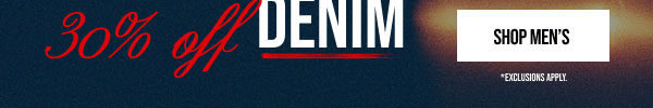30% off Denim Shop Men's