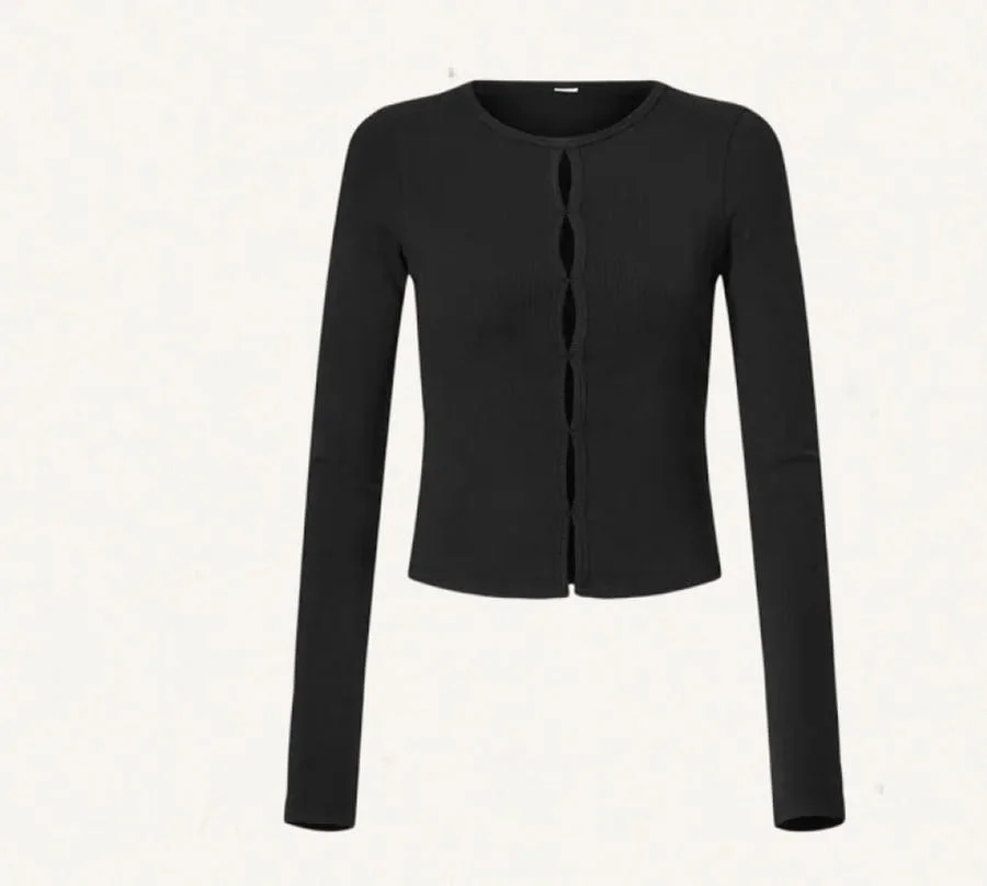 Dreamlight Long Sleeve Top Black