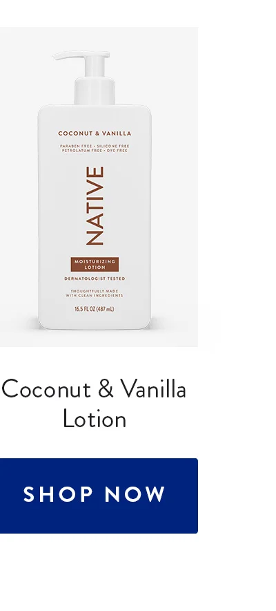 Coconut & Vanilla Lotion | SHOP NOW