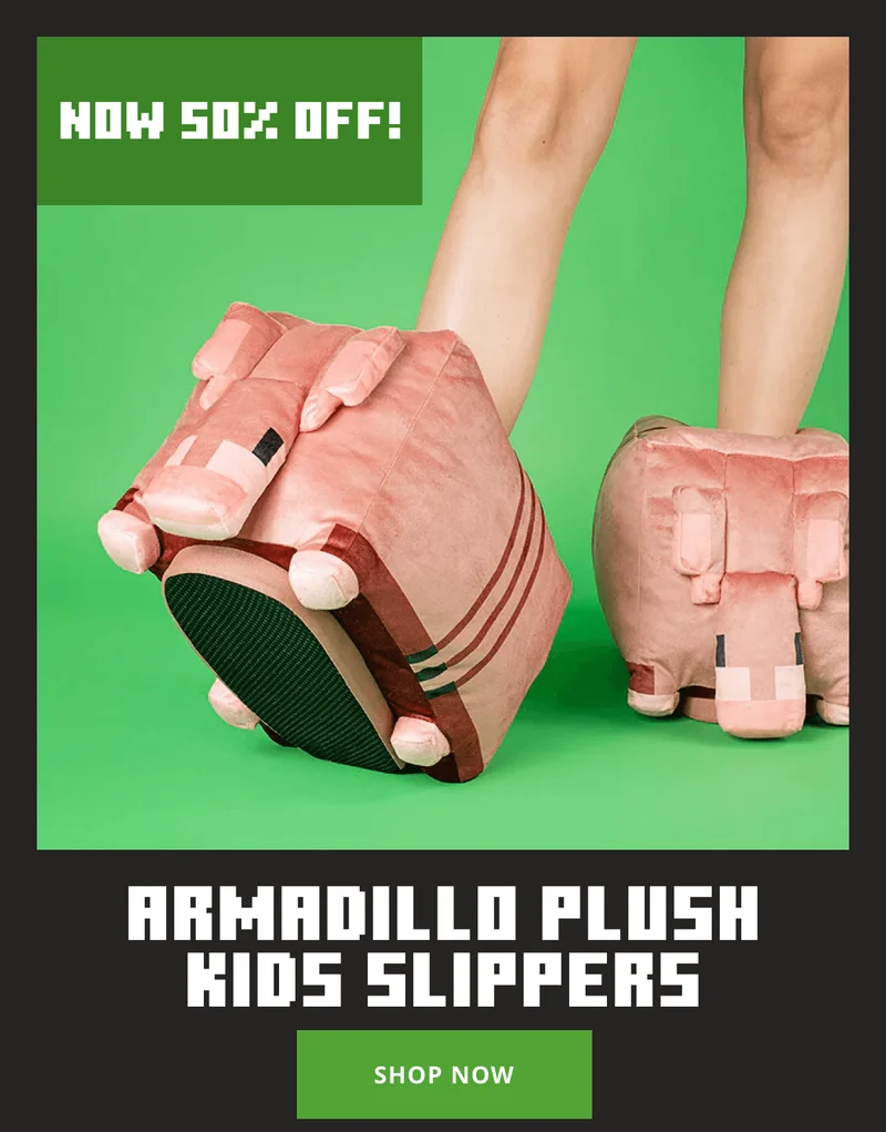 Kids Armadillo Slippers