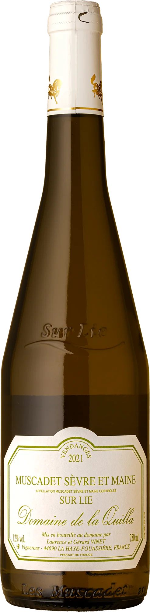 Image of Domaine de la Quilla<br>Sèvre & Maine Muscadet Melon Blanc<br>2021
