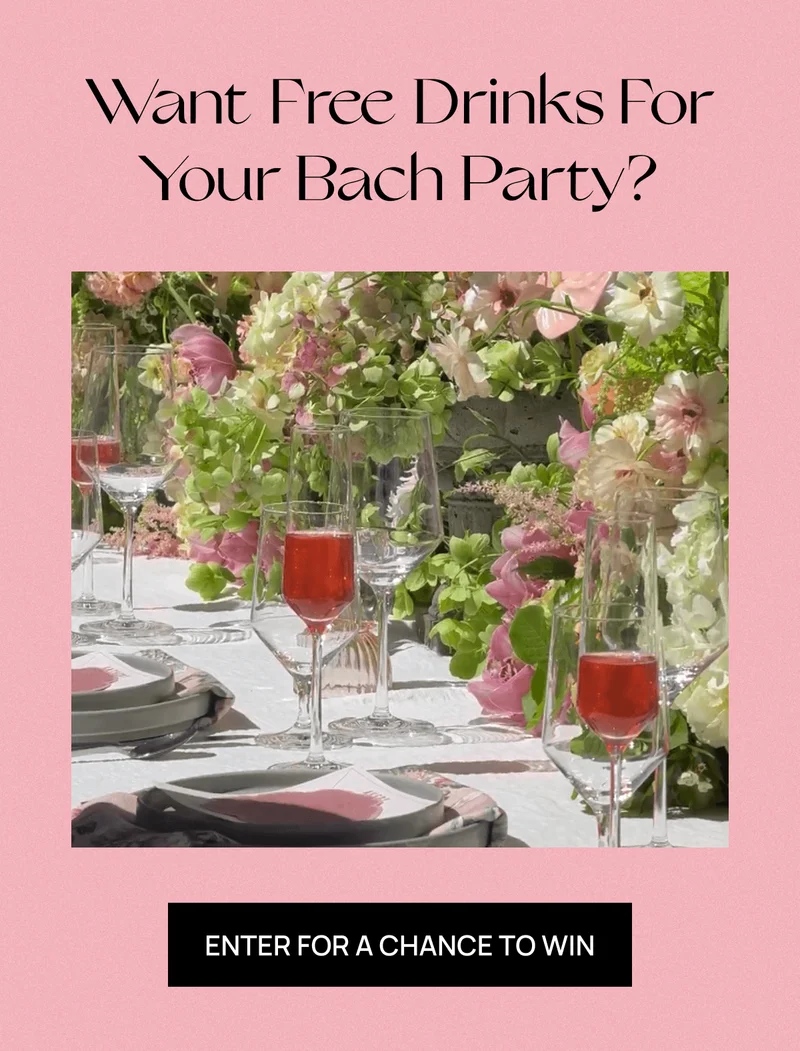 Want Free Drinks For Your Bach Party? | Enter For a Chance To Win
