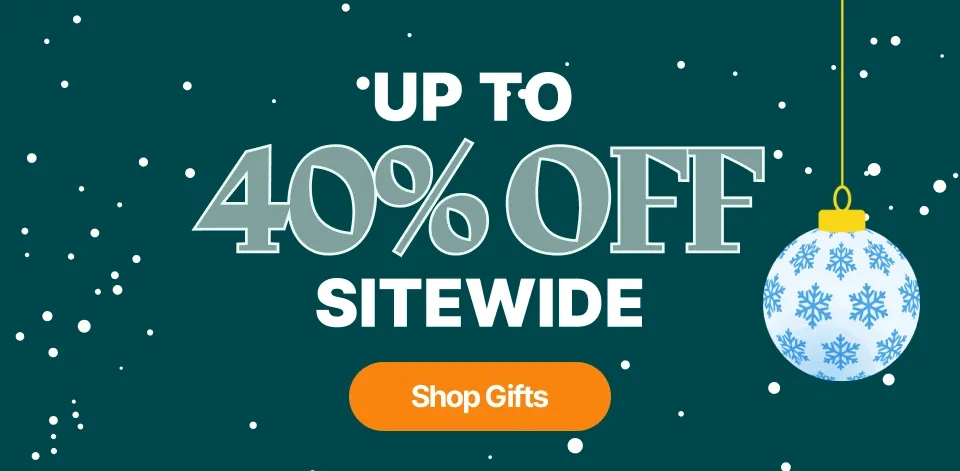 Up to 40% Off Sitewide