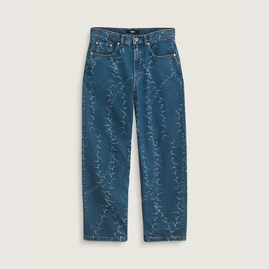Check-5 Baggy Denim Pants