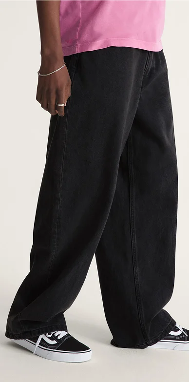 Check-5 Baggy Denim Pants