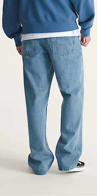 Check-5 Loose Denim Pants