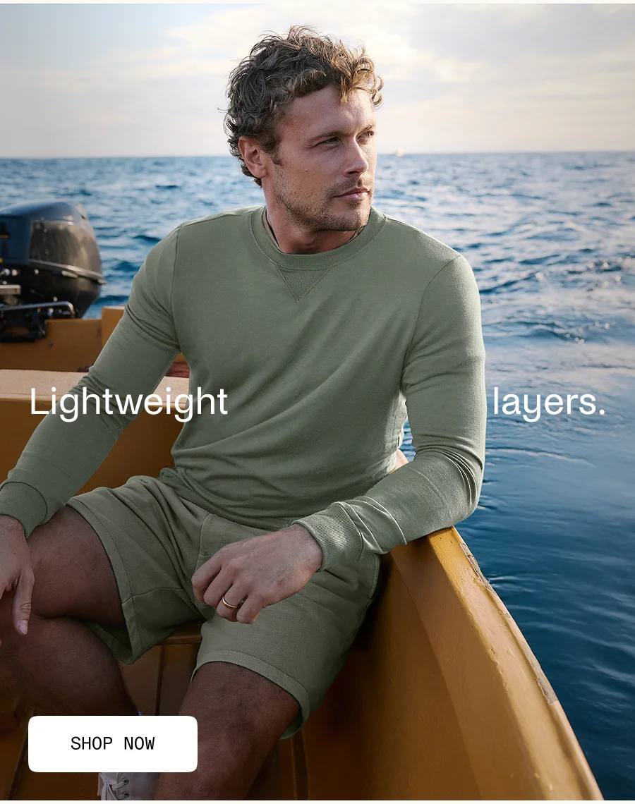 Always Beyond Men's Crew Pullover in Grey Sage