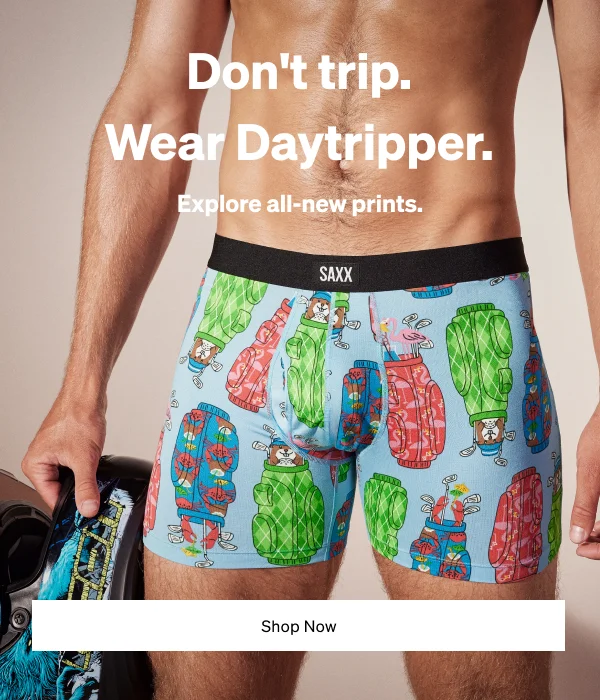 Don't trip. Wear Daytripper.