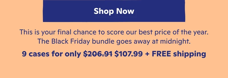 9 cases for only $107.99 + FREE shipping