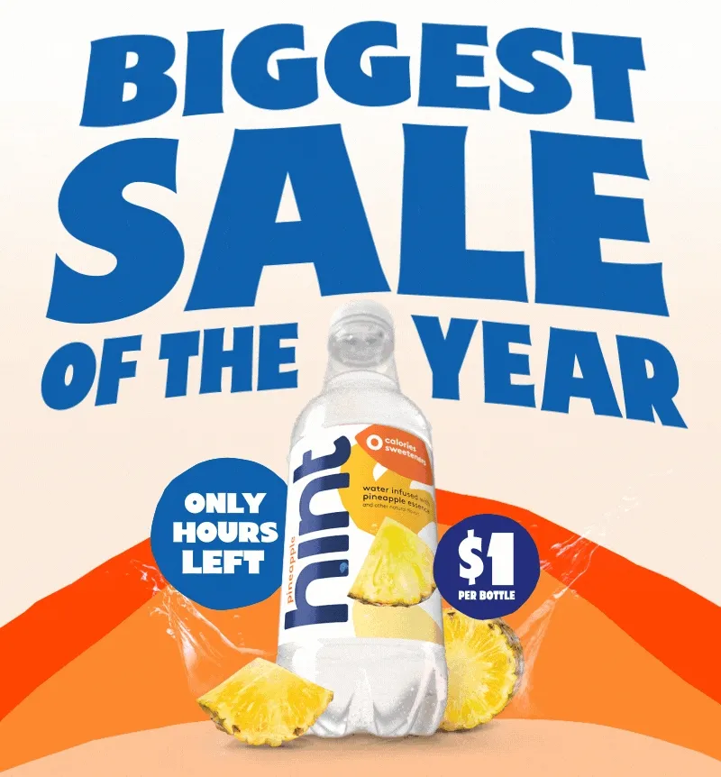 Biggest Sale of the Year. Over 45% Off. $1 per bottle
