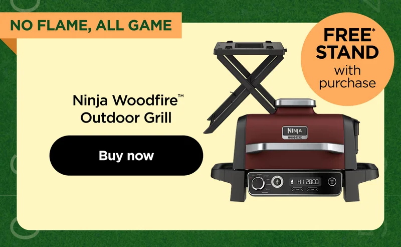 No Flame, All game-- Ninja Woodfire™ outdoor grill