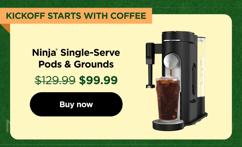 Kick strats with coffee. Ninja® Single-Serve Pods & Grounds