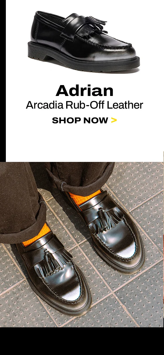 Adrian Arcadia Rub-Off Leather Tassel Loafers