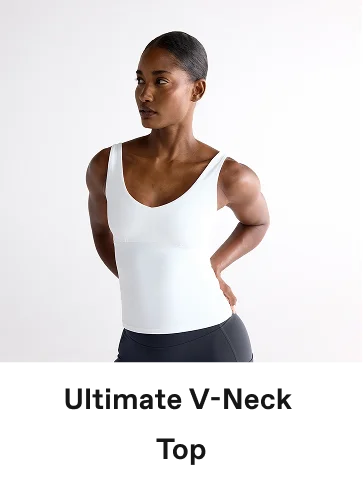 Ultimate V-Neck Top - White